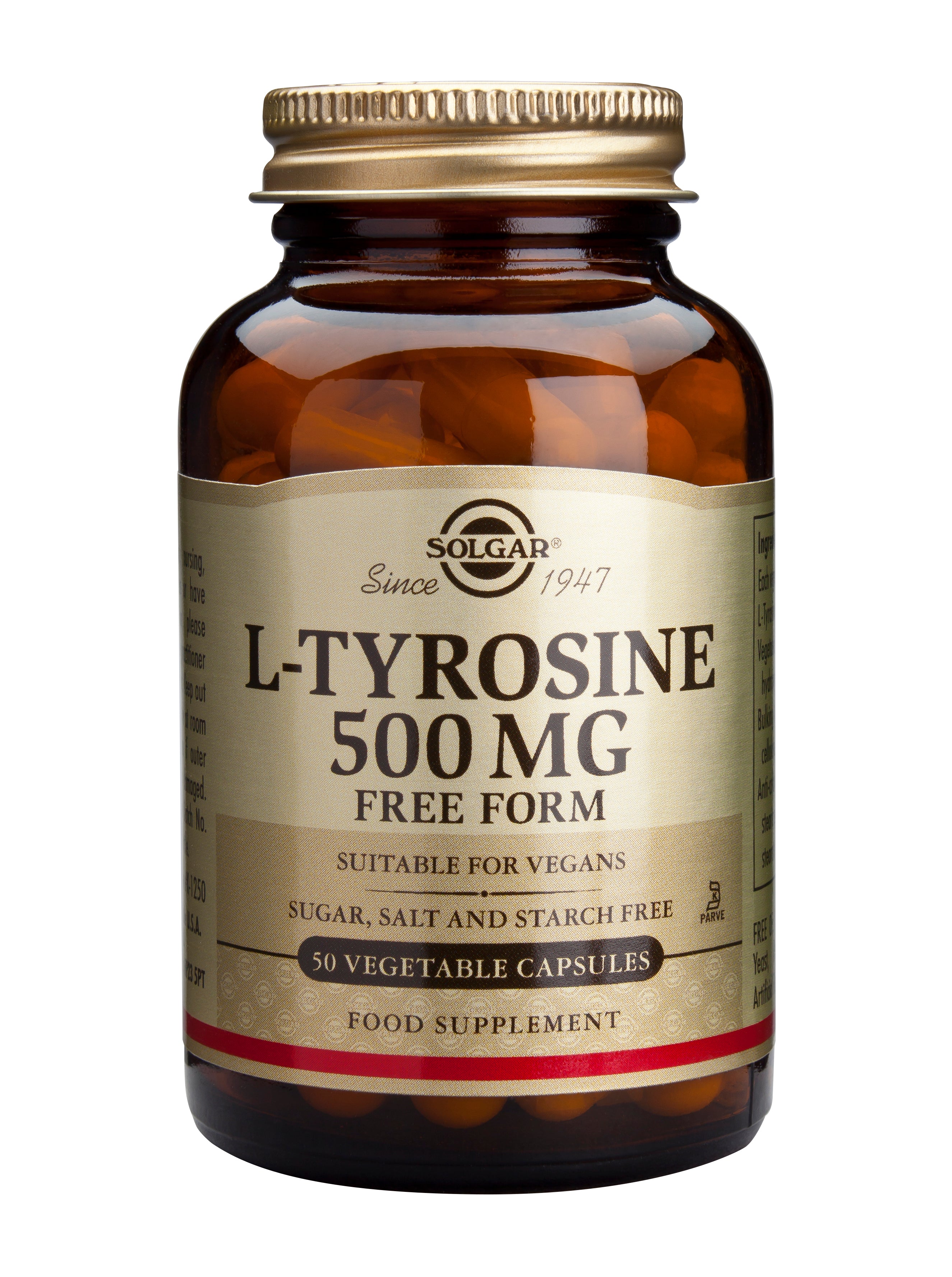 L-Tyrosine 500mg 50 veg caps