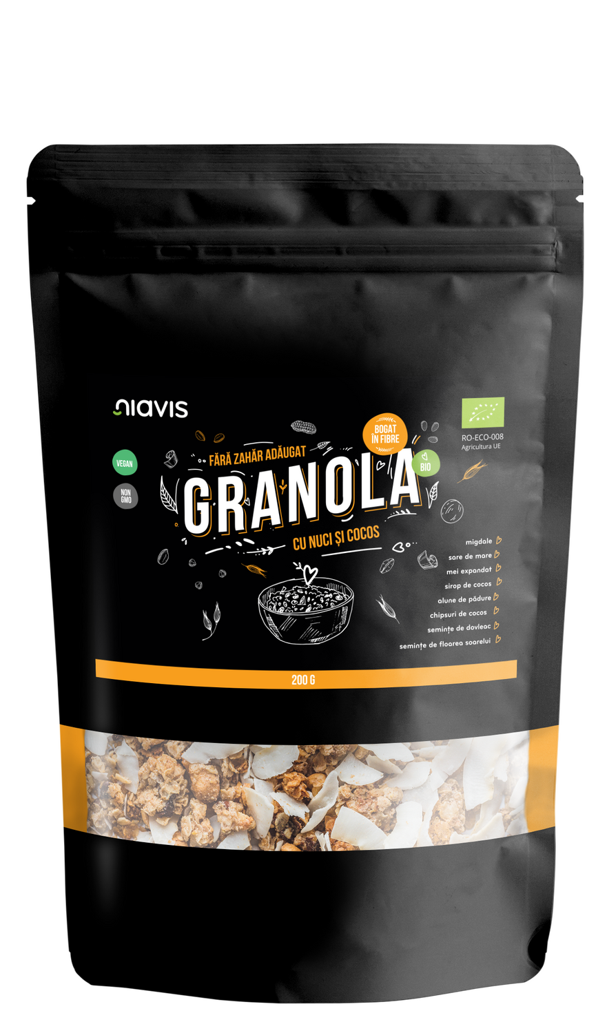 Granola cu Nuci si Cocos Ecologica/BIO 200g