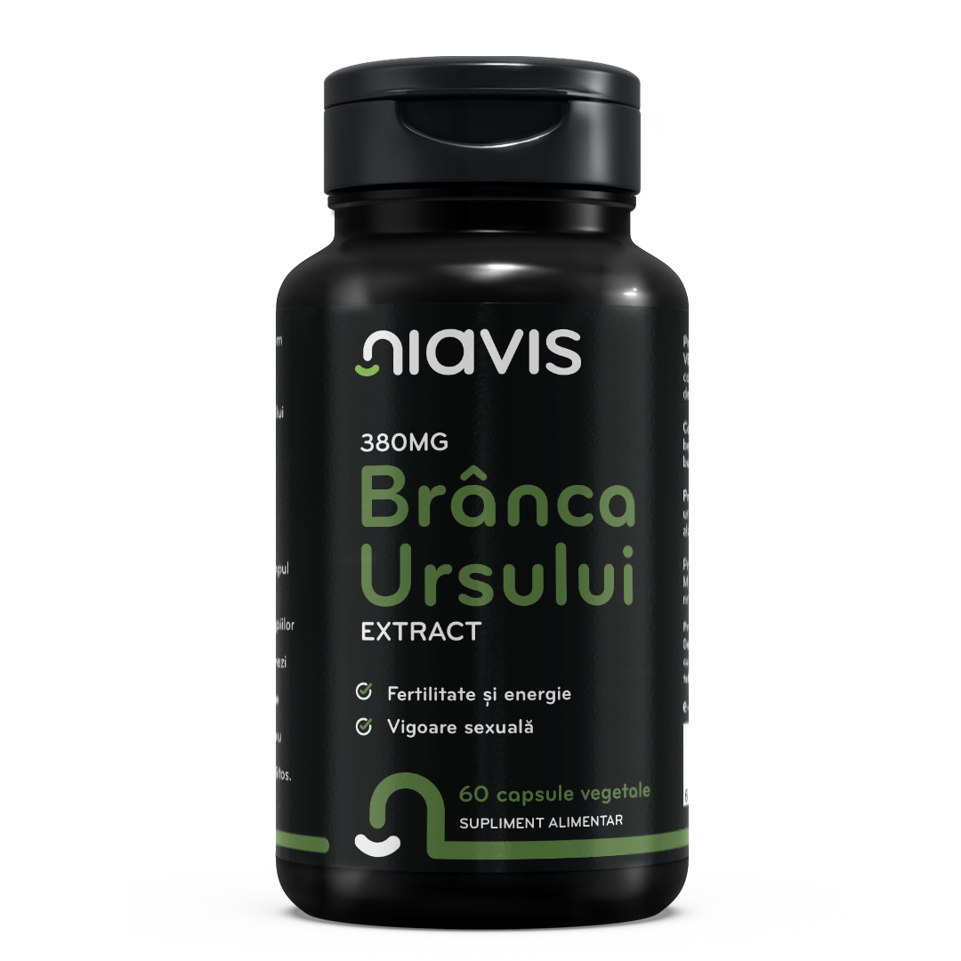 Branca Ursului Extract 380mg 60cps - Niavis