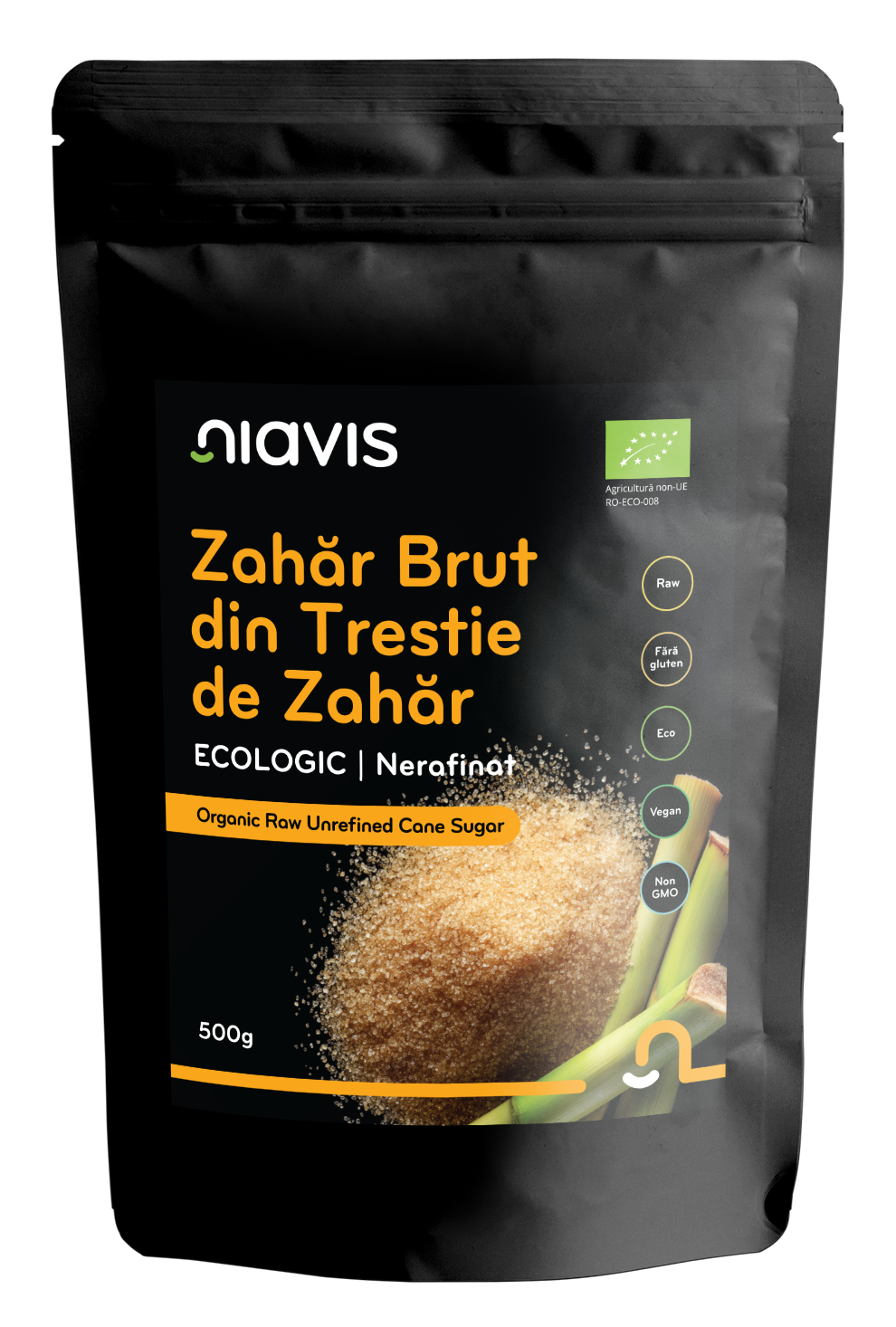 Zahar Brut din Trestie de Zahar Ecologic/BIO 500g - Niavis