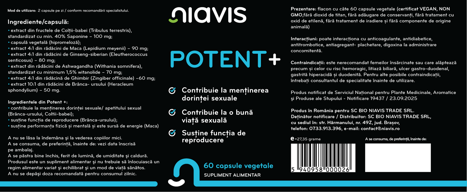 Potent Plus 60 cps