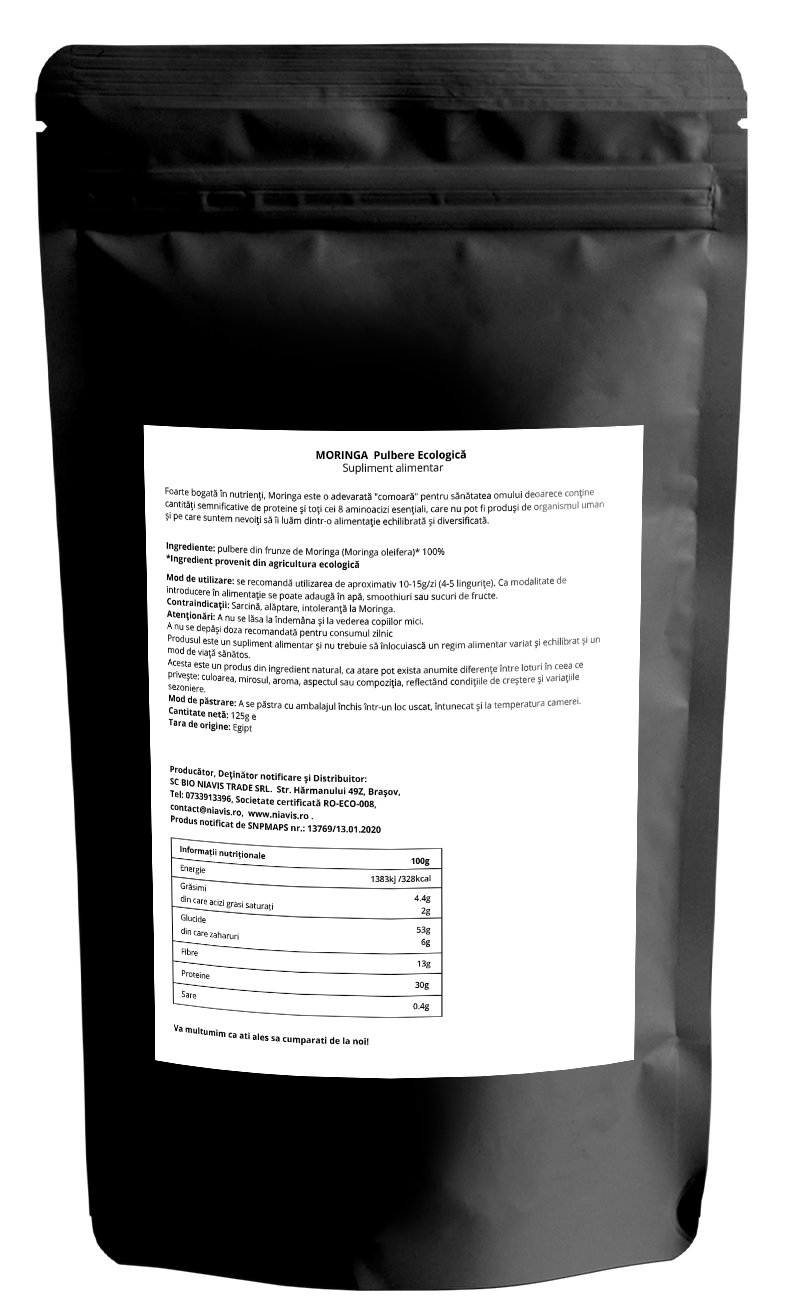 Moringa Pulbere Ecologica/BIO 125g