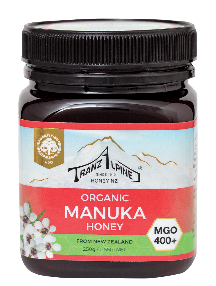 Miere de manuka mgo 400+ bio 250g Tranzalpine