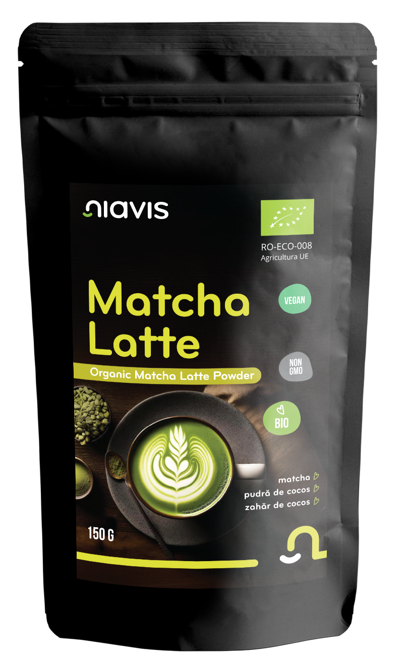 Matcha Latte Pulbere Ecologica/BIO 150g - Niavis
