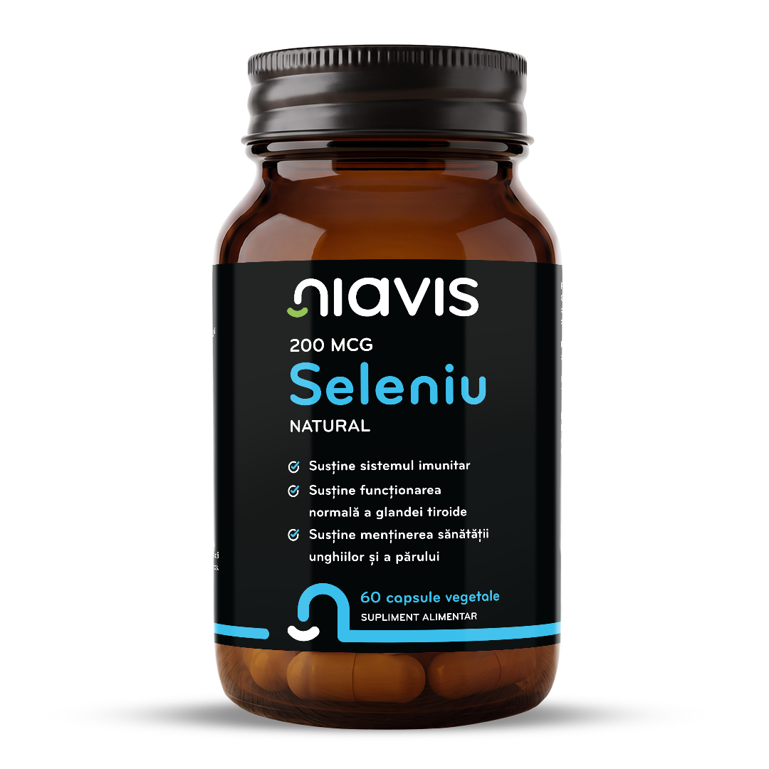 Seleniu Natural 200mcg 60 cps - Niavis