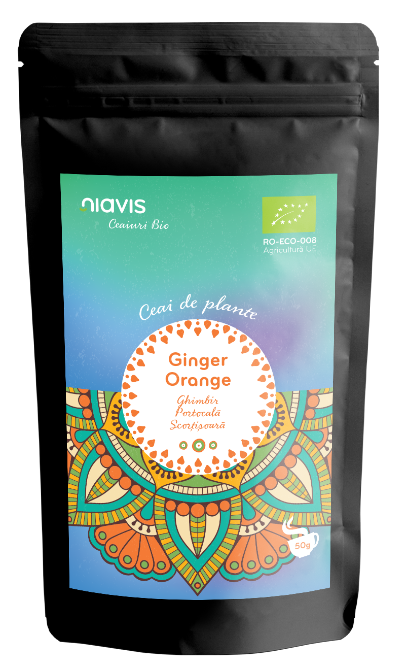 Ceai Ecologic/BIO "Ginger Orange" 50g - Niavis
