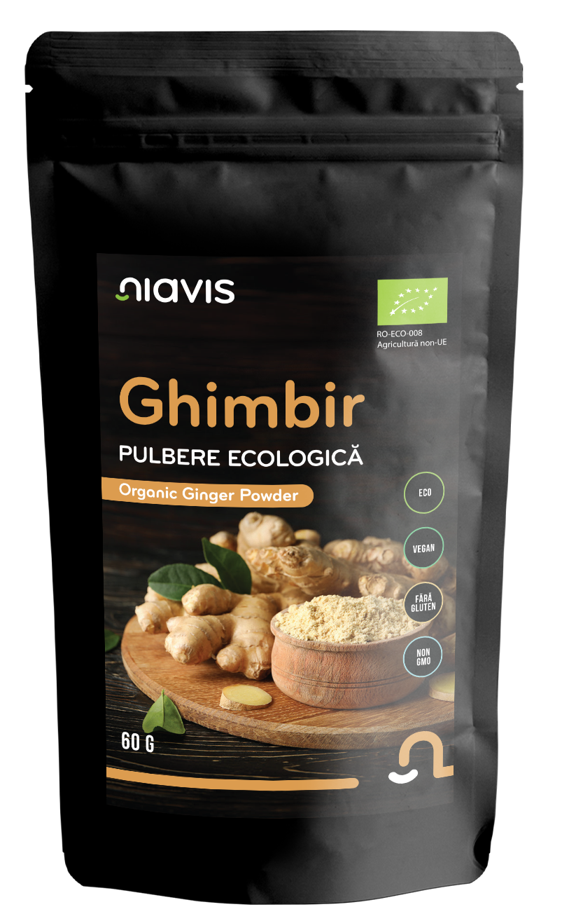 Ghimbir pulbere Ecologica/BIO 60g - Niavis