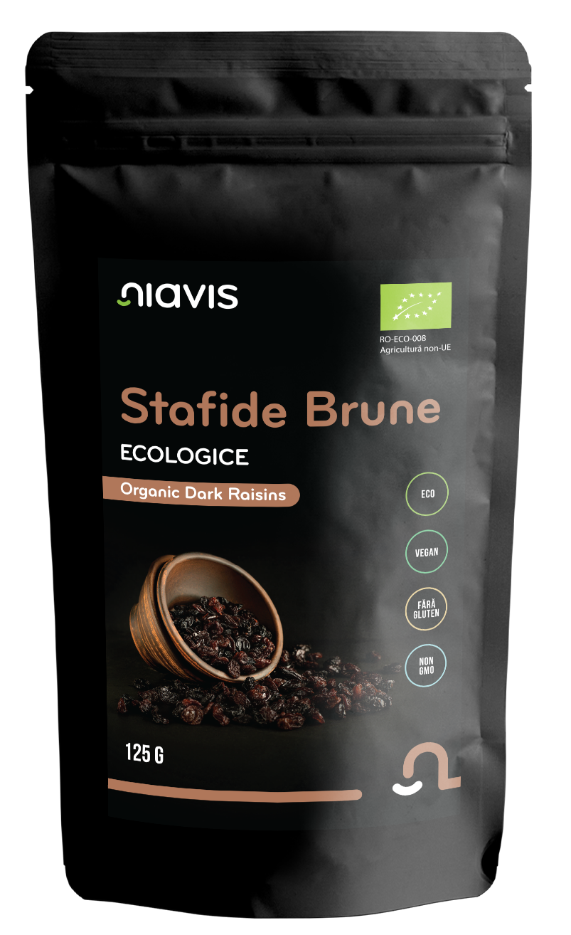 Stafide Brune Ecologice/BIO 125g - Niavis