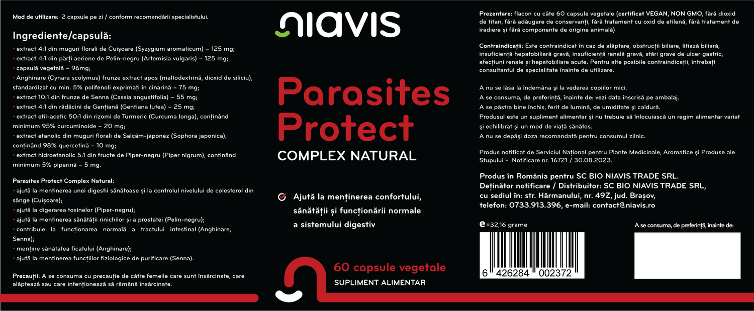 Parasites Protect Complex Natural 60cps