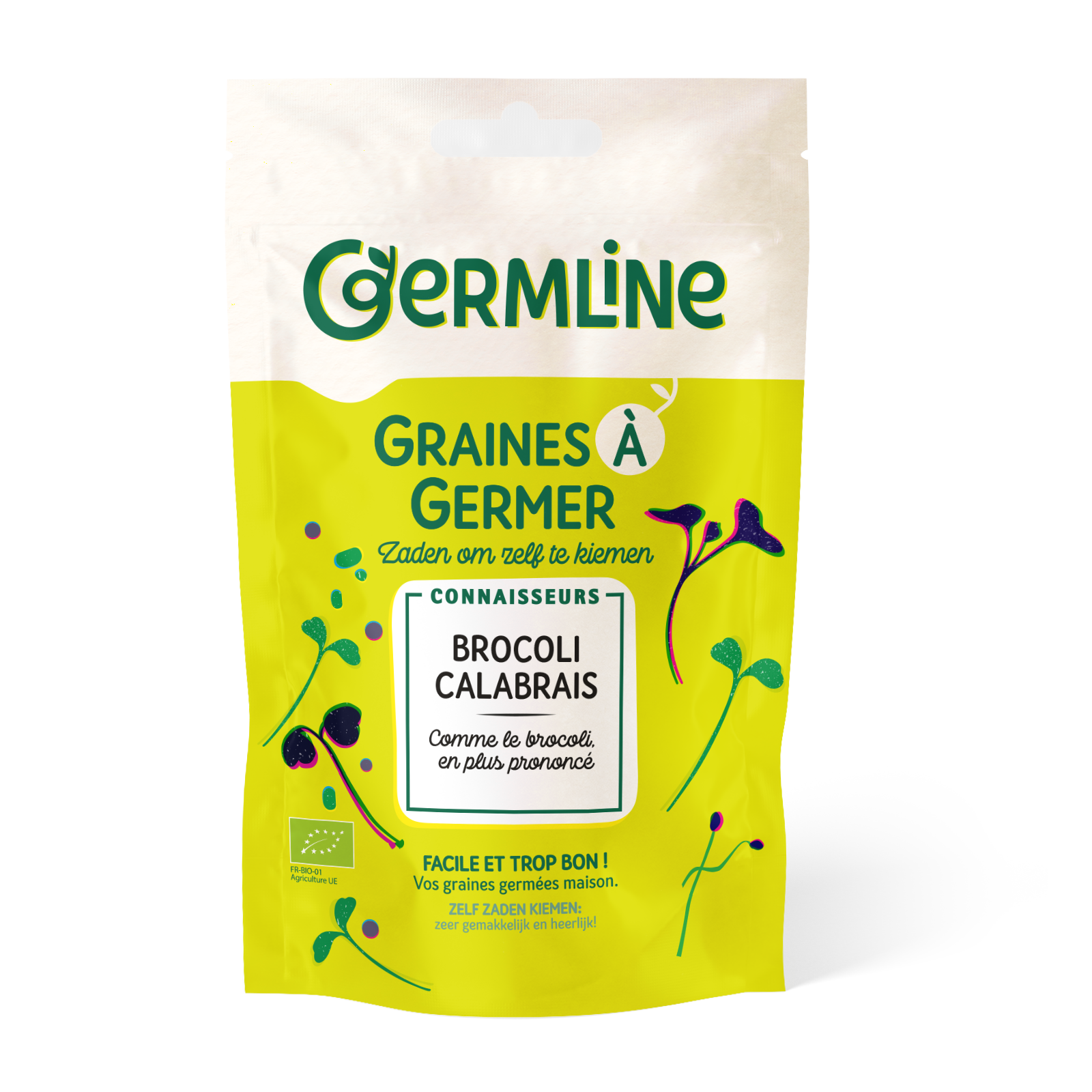 Broccoli calabrese seminte pentru germinat bio 100g Germline