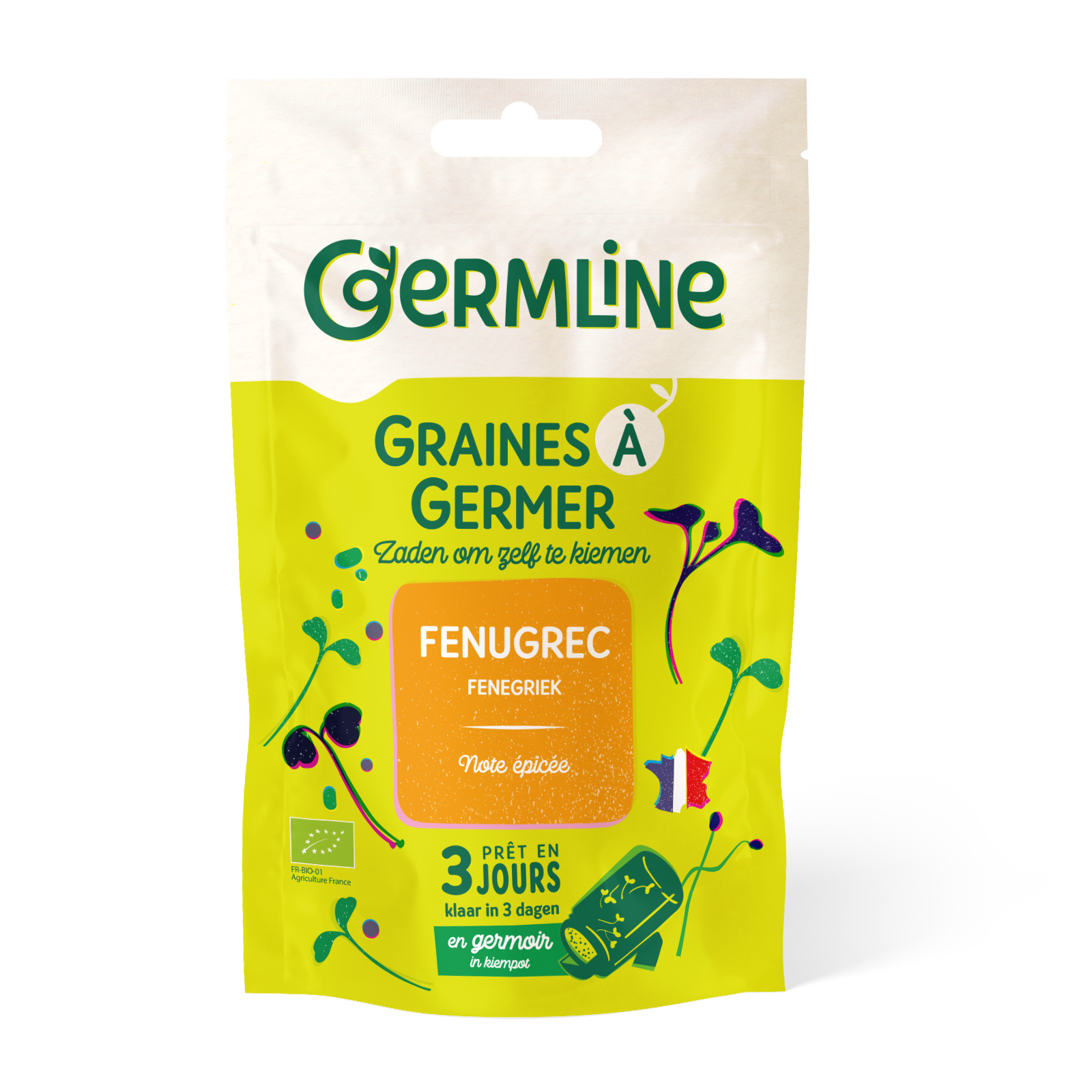 Schinduf seminte pentru germinat bio 150g Germline