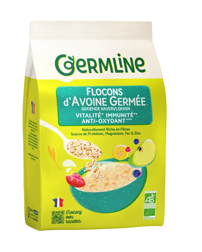 Fulgi de ovaz germinat bio 350g Germline