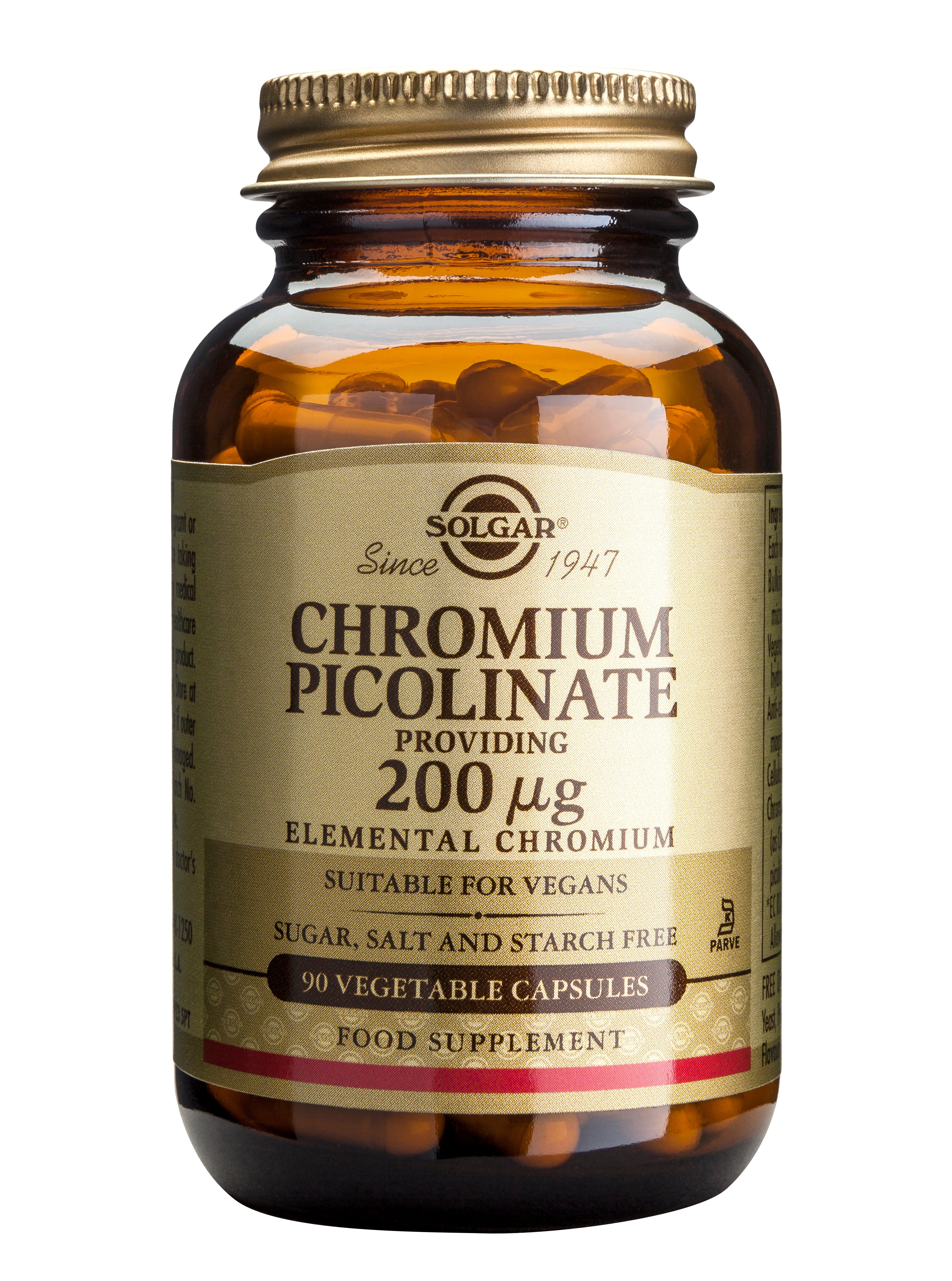 Chromium Picolinate 200ug 90 veg caps