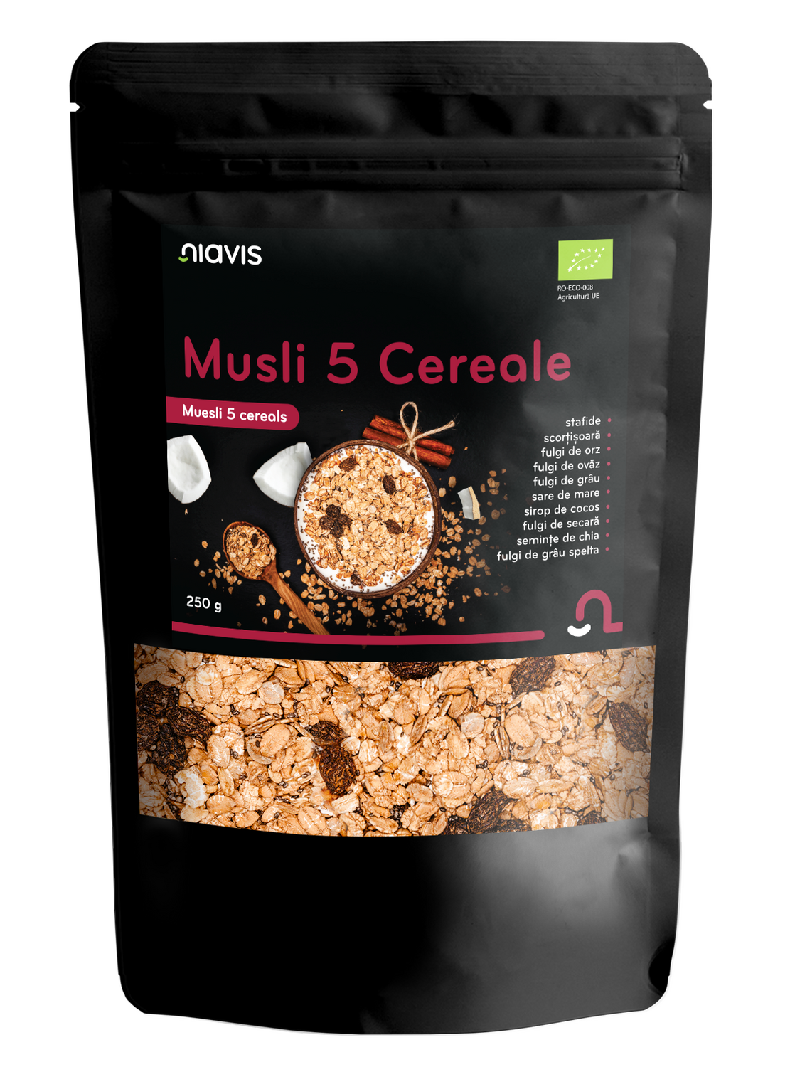 Musli 5 Cereale Ecologic 250g
