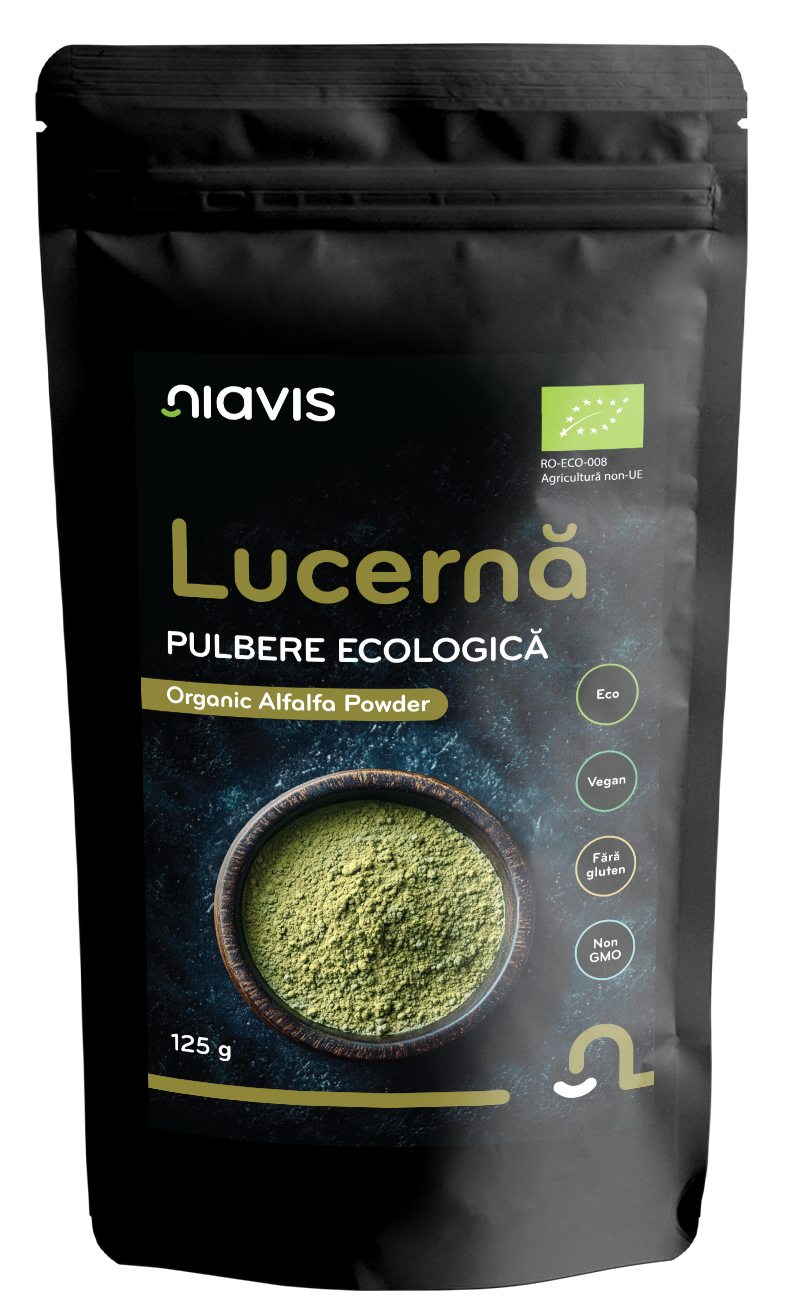 Lucerna(Alfalfa) Pulbere Ecologica/Bio 125g - Niavis