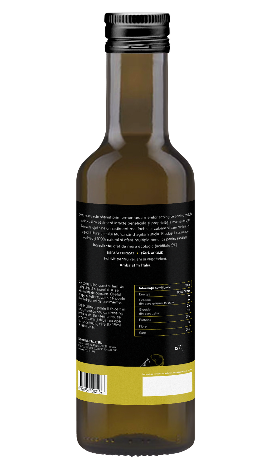 Otet din Cidru de Mere Nefiltrat Ecologic/BIO 250ml