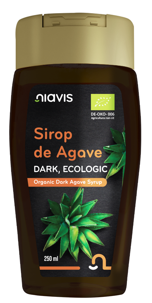 Sirop de Agave Dark Ecologic/BIO 250ml/345g - Niavis