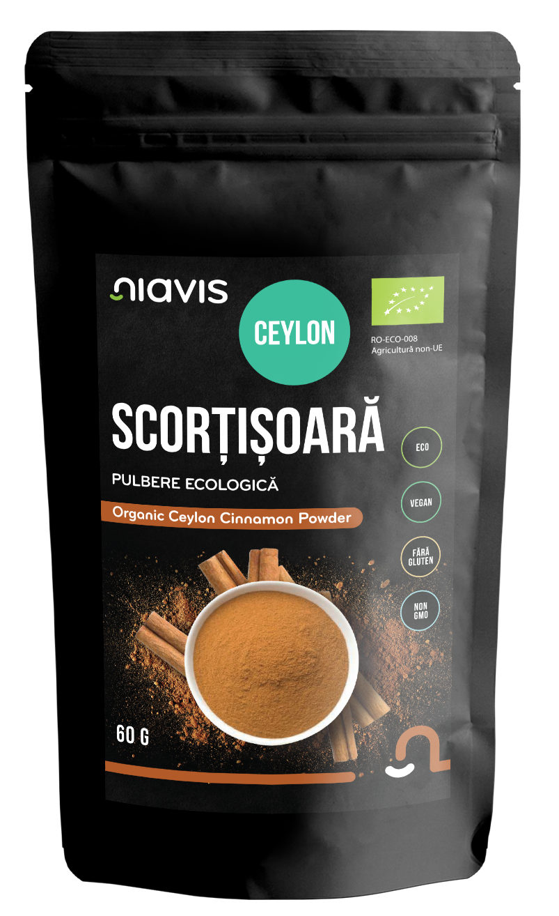 Scortisoara Ceylon Pulbere Ecologica/BIO 60g - Niavis
