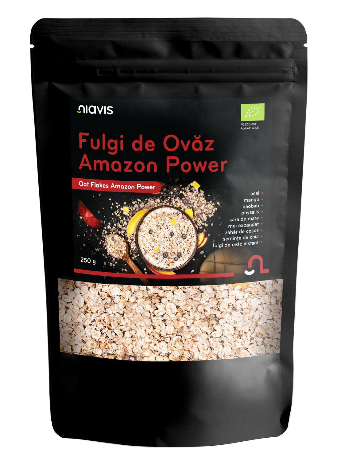 Fulgi de Ovaz Amazon Power Ecologici 250g - Niavis