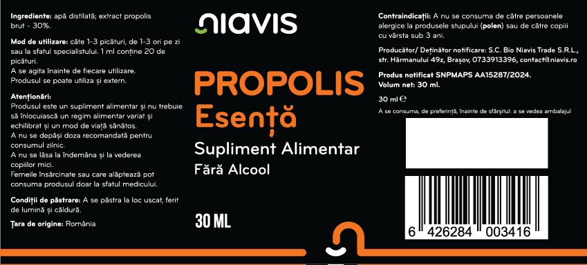 Propolis Esenta Fara Alcool 30ml