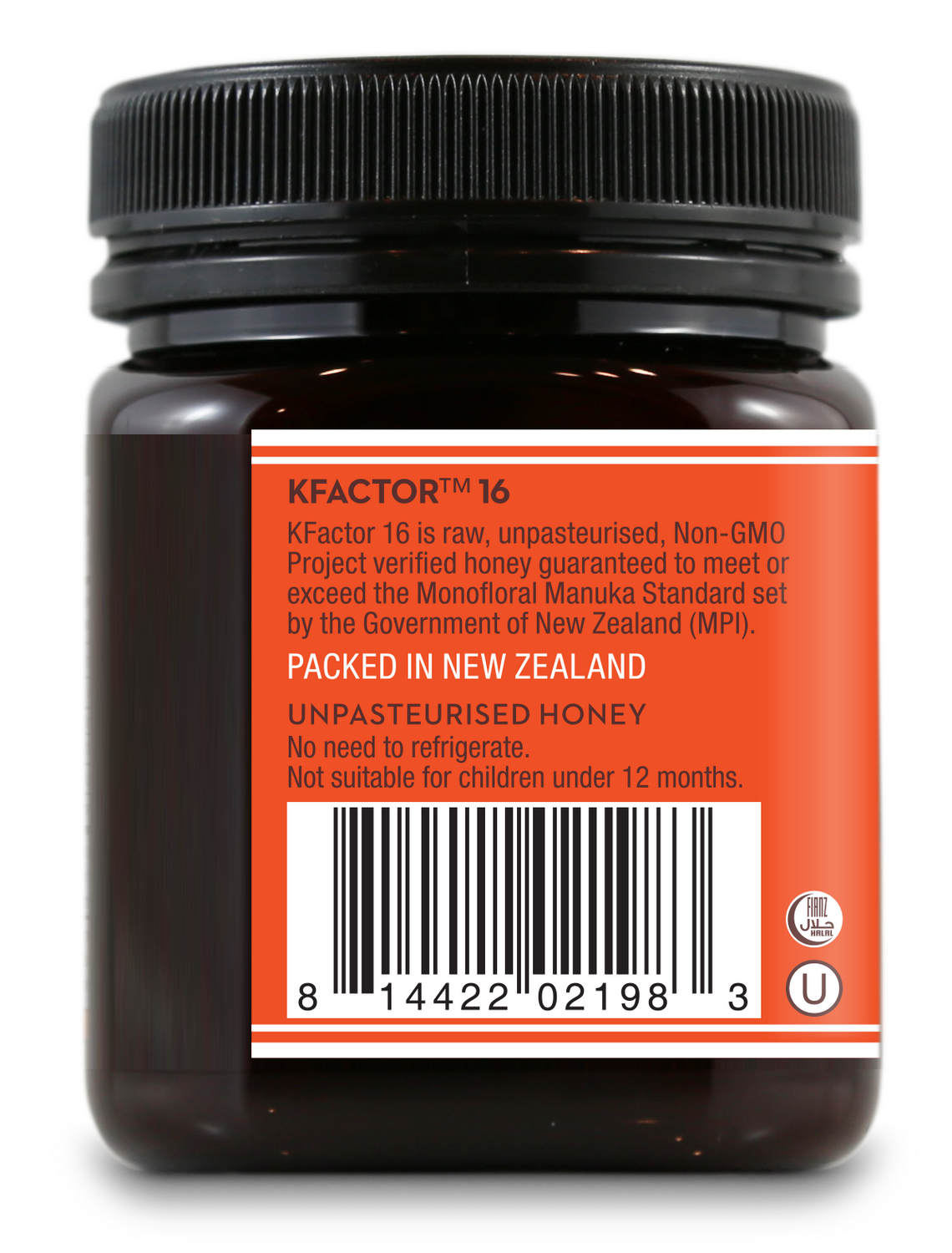 Miere de Manuka KFactor 16 RAW 250g