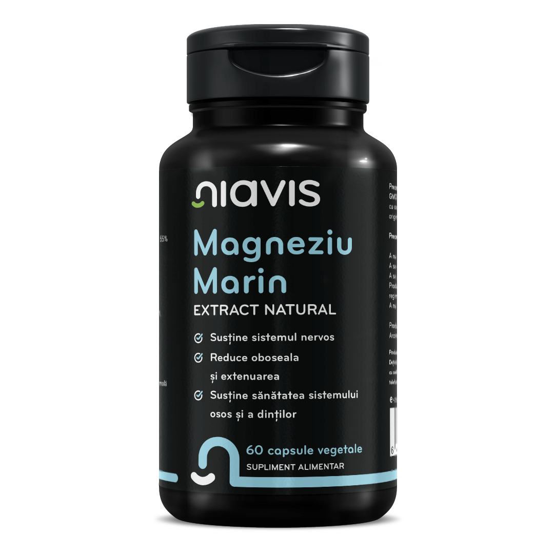 Magneziu Marin Extract Natural 60 cps - Niavis