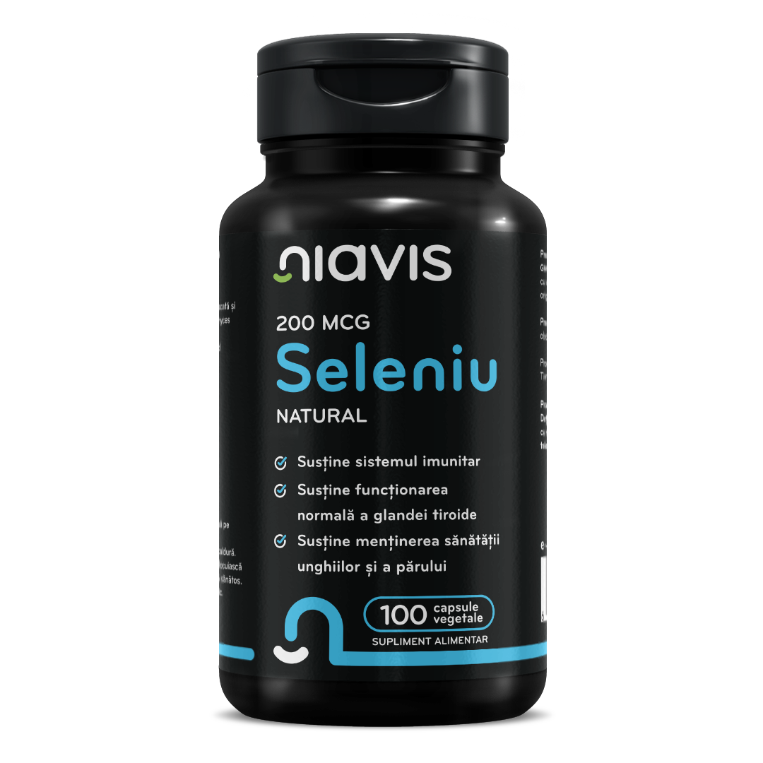 Seleniu Natural 200mcg 100 cps - Niavis
