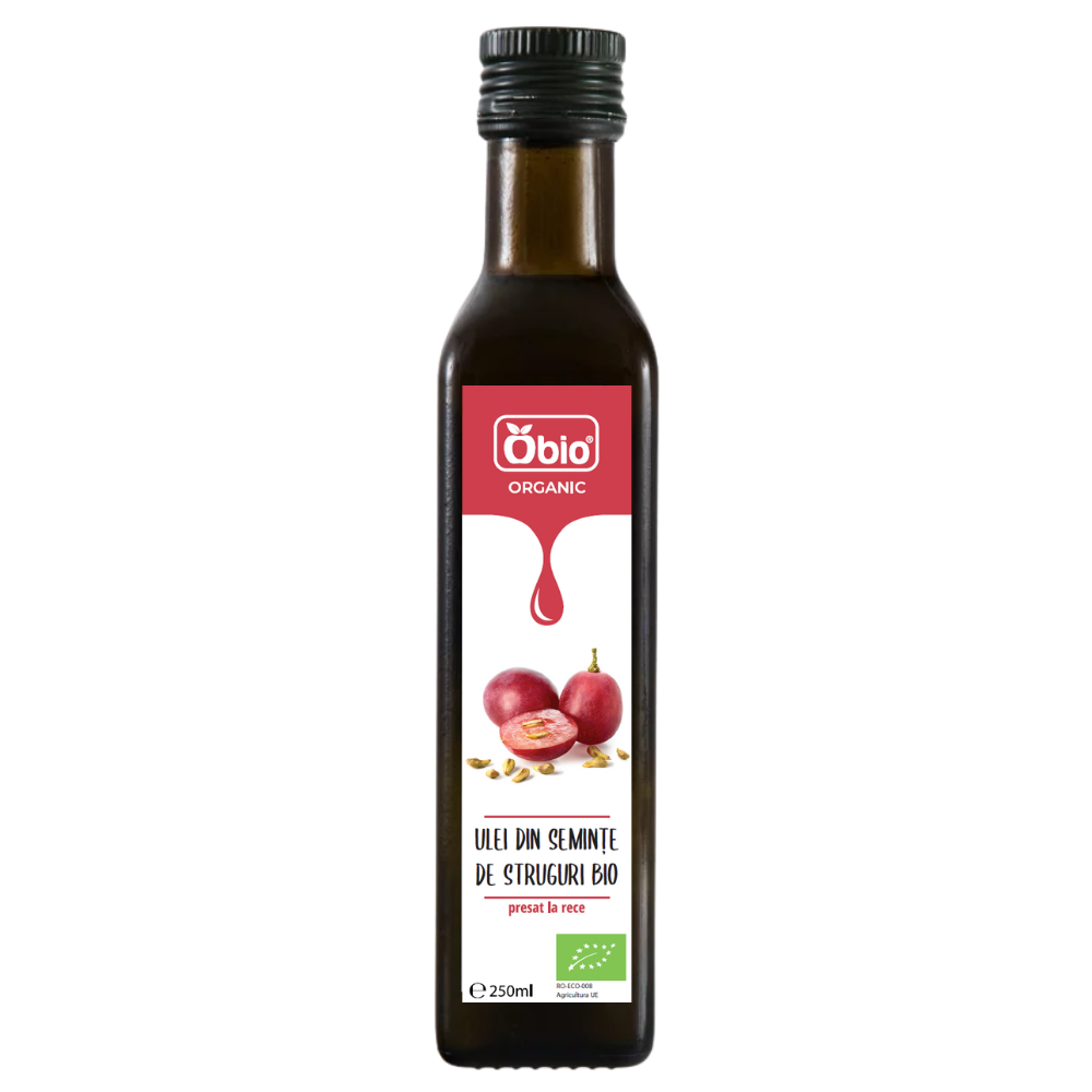 Ulei din seminte de struguri bio 250ml Obio