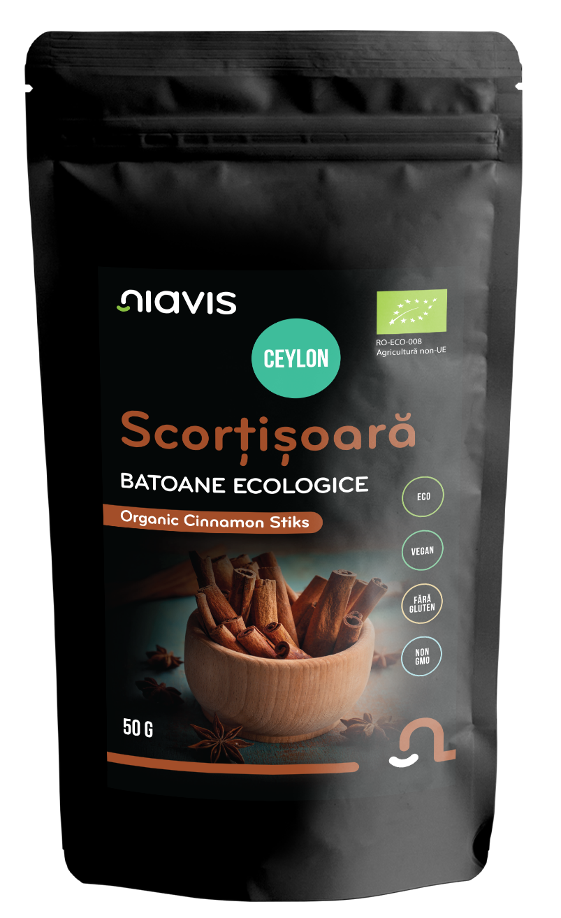 Scortisoara Ceylon Batoane Ecologice/BIO 50g - Niavis