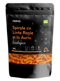 Spirale cu Linte Rosie si In Auriu Ecologice/BIO 250g