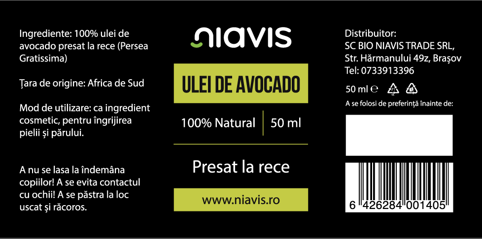 Ulei de Avocado 50ml