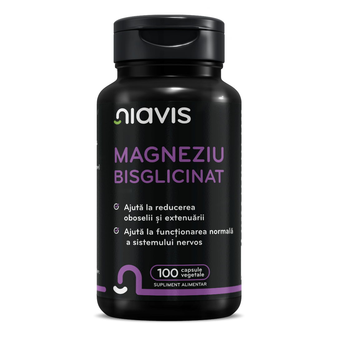 Magneziu Bisglicinat 100 cps - Niavis