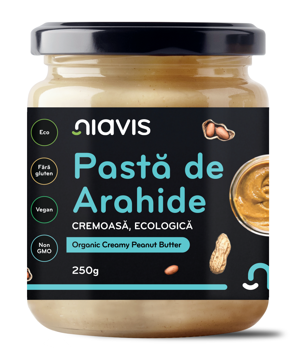 Pasta de Arahide Cremoasa Ecologica/BIO 250g - Niavis