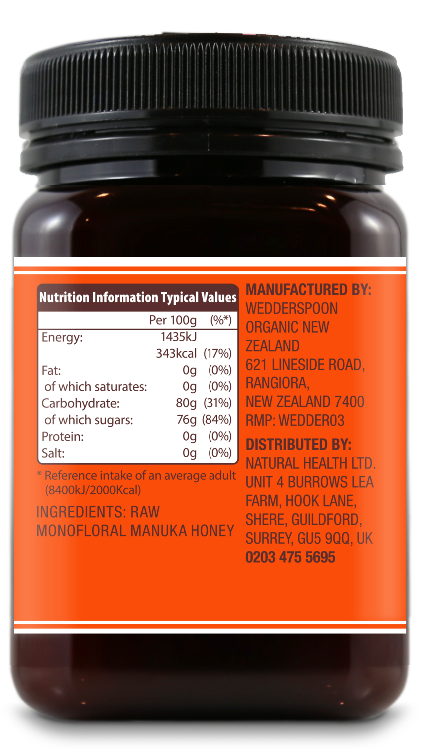 Miere de Manuka KFactor 16 RAW 500g