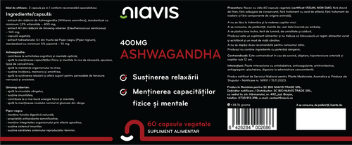Ashwagandha 60 cps