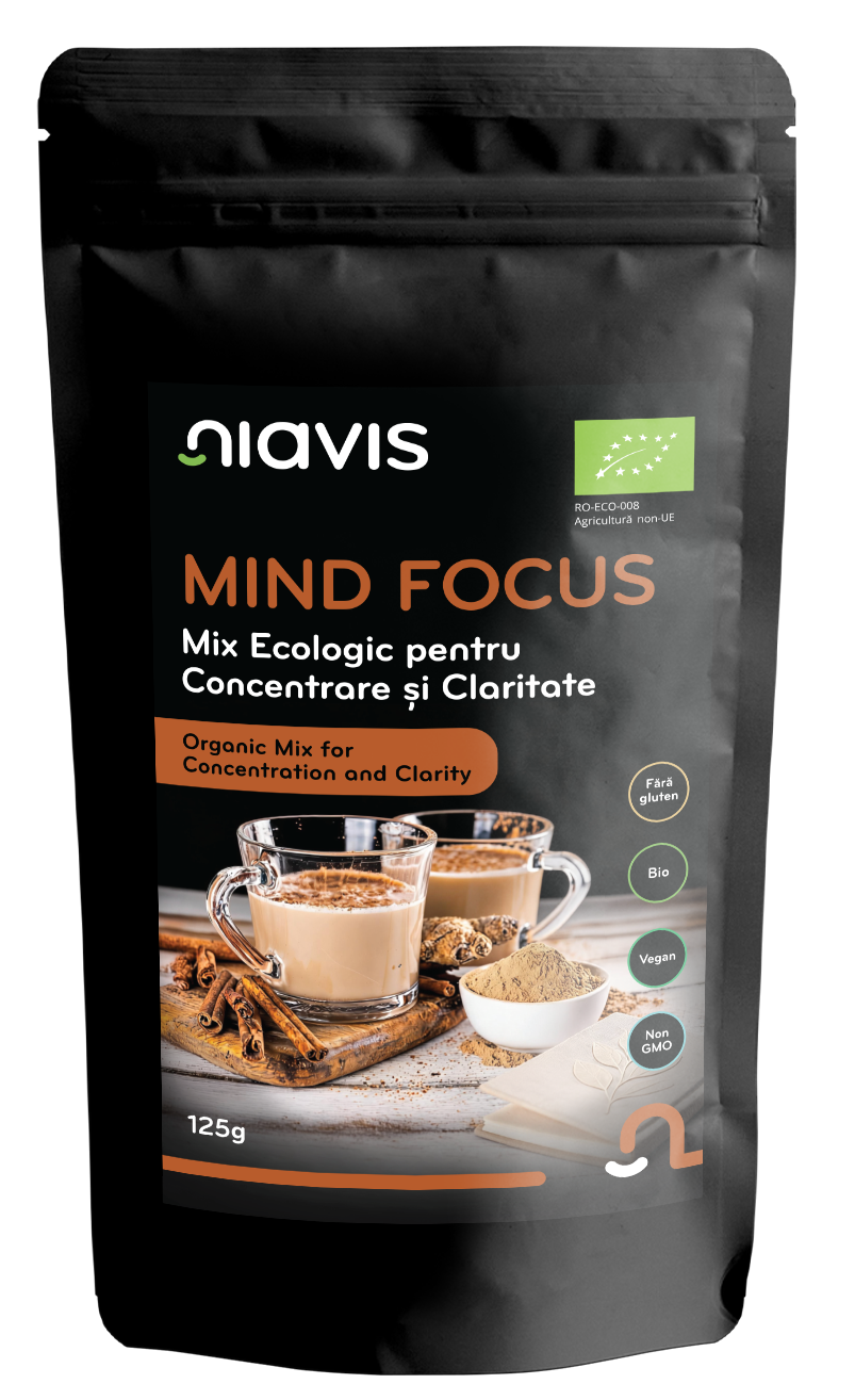MIND FOCUS - Mix Ecologic pentru Concentrare si Claritate 125g - Niavis