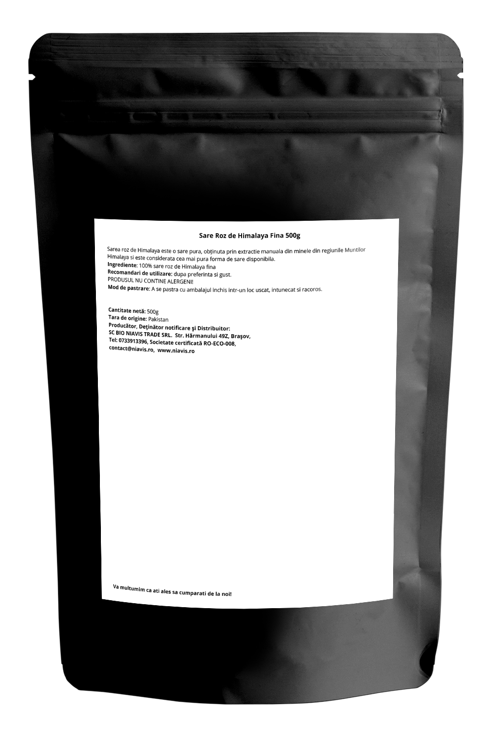 Sare Roz de Himalaya Fina 500g