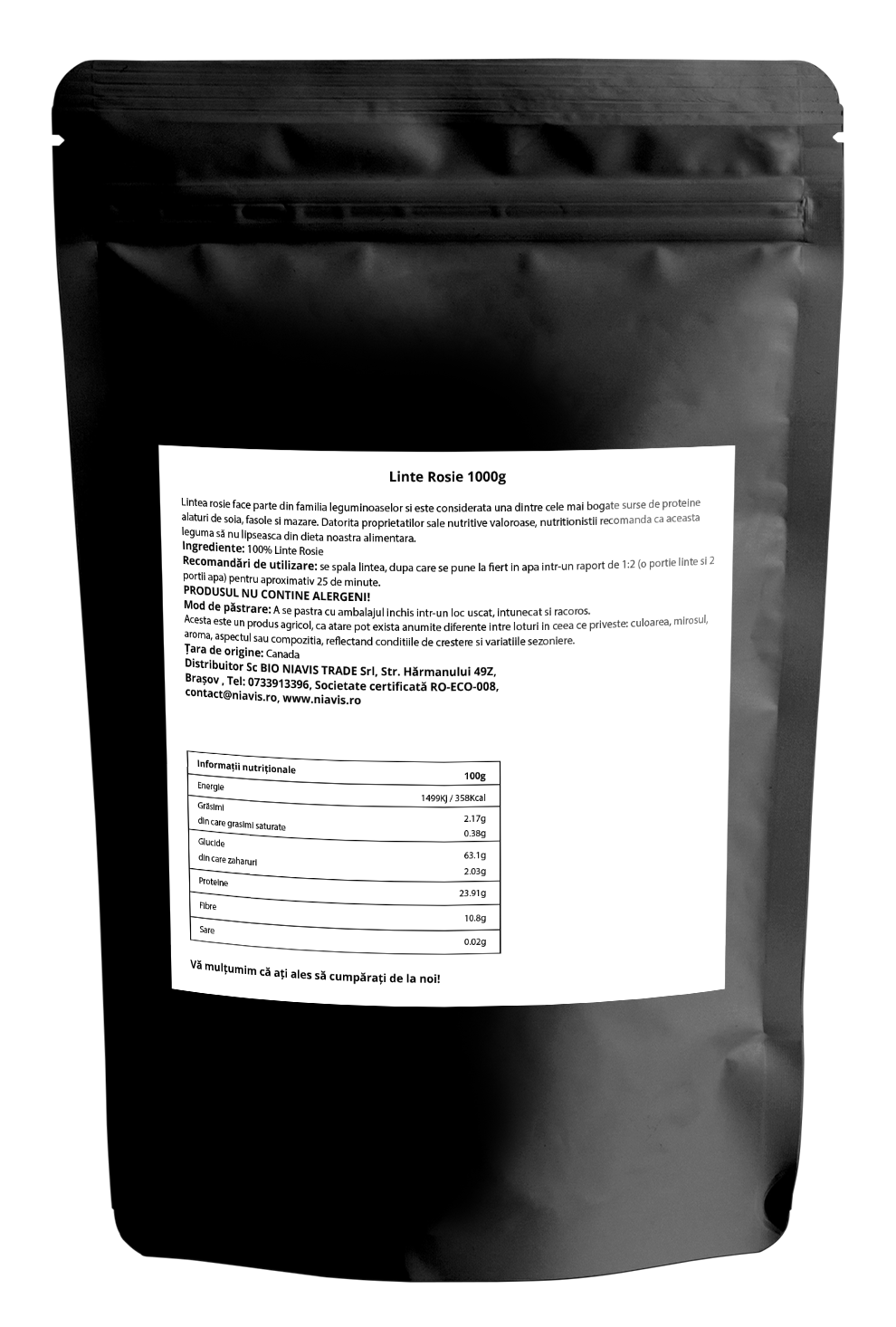 Linte Rosie 1000g