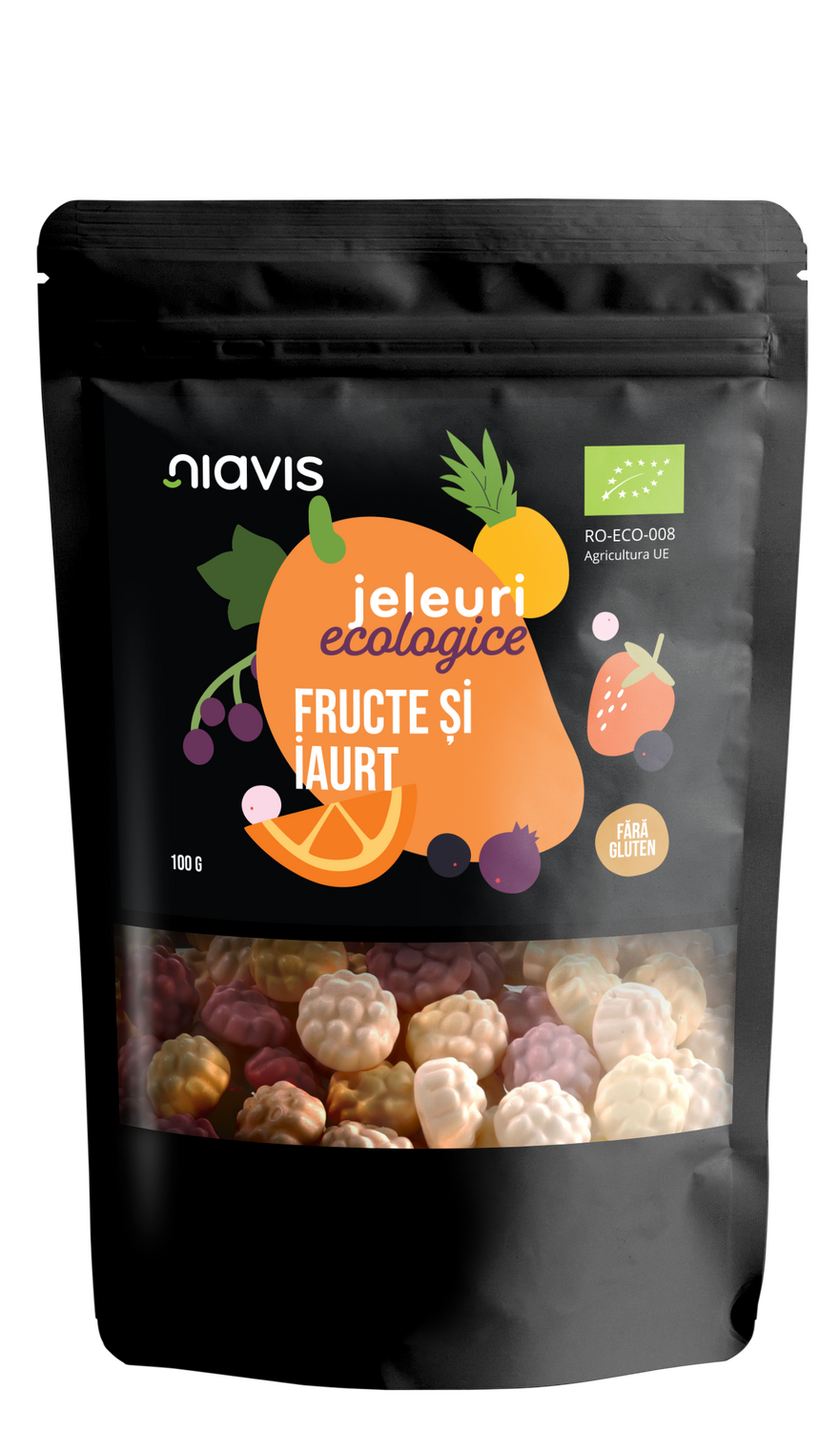Jeleuri Ecologice cu Fructe si Iaurt 100g - Niavis