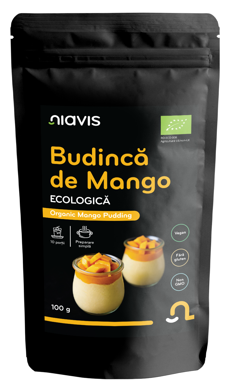 Budinca de Mango fara Gluten Ecologica/BIO 100g - Niavis