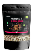 Granola Keto cu Zmeura si Cocos Ecologica/BIO 200g - Niavis