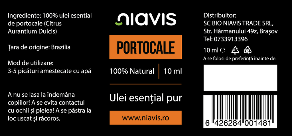 Ulei Esential de Portocale 10ml