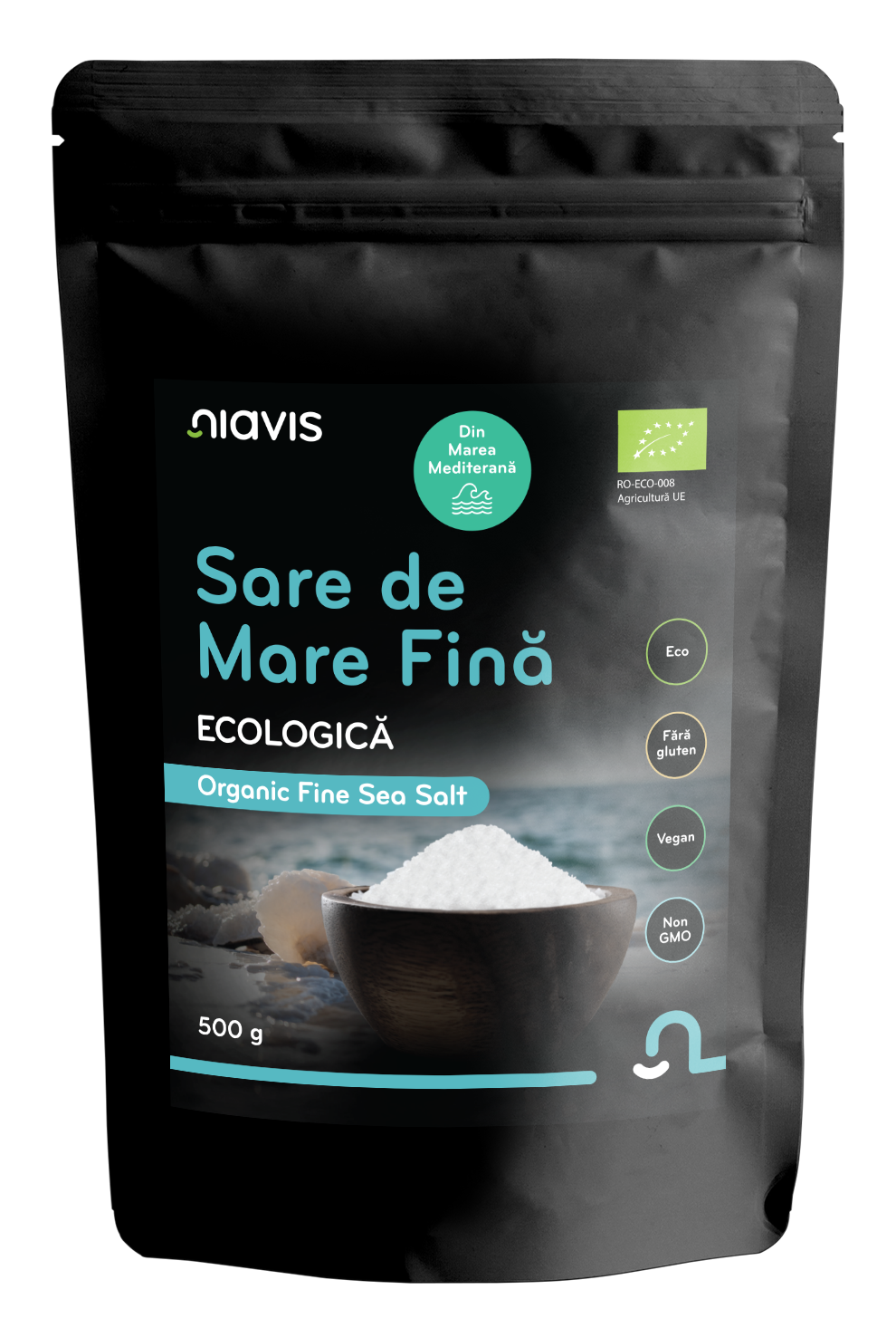 Sare de Mare Fina Ecologica/BIO 500g - Niavis