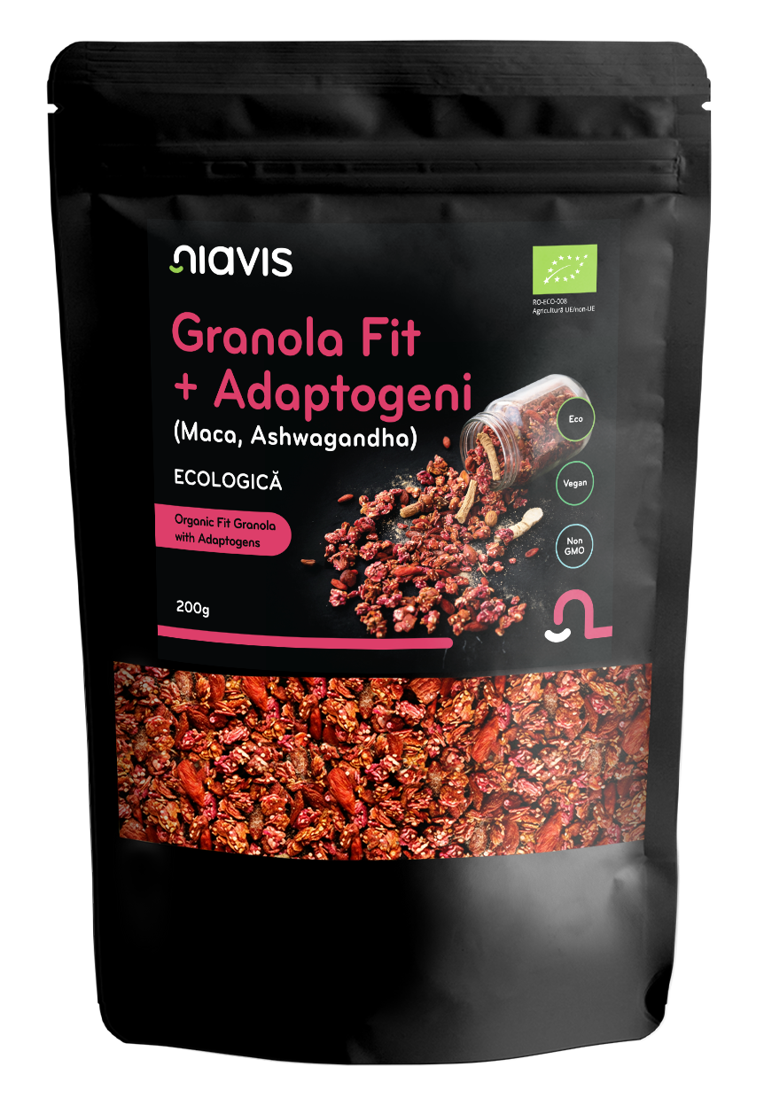Granola FIT + Adaptogeni Ecologica/BIO 200g - Niavis