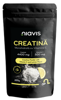 Creatina Monohidrata cu Vitamina C - Gust de Lamaie 200g - Niavis