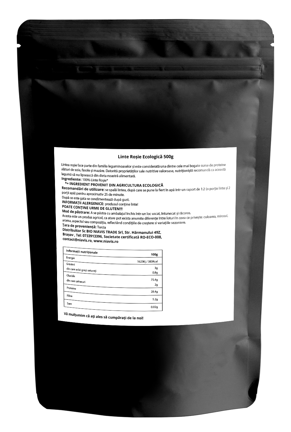 Linte Rosie Ecologica/BIO 500g