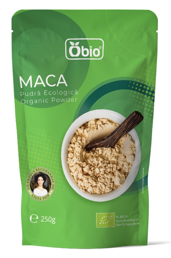 Maca pudra bio 250g Obio