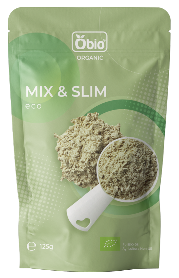 Mix and slim pudra bio 125g Obio