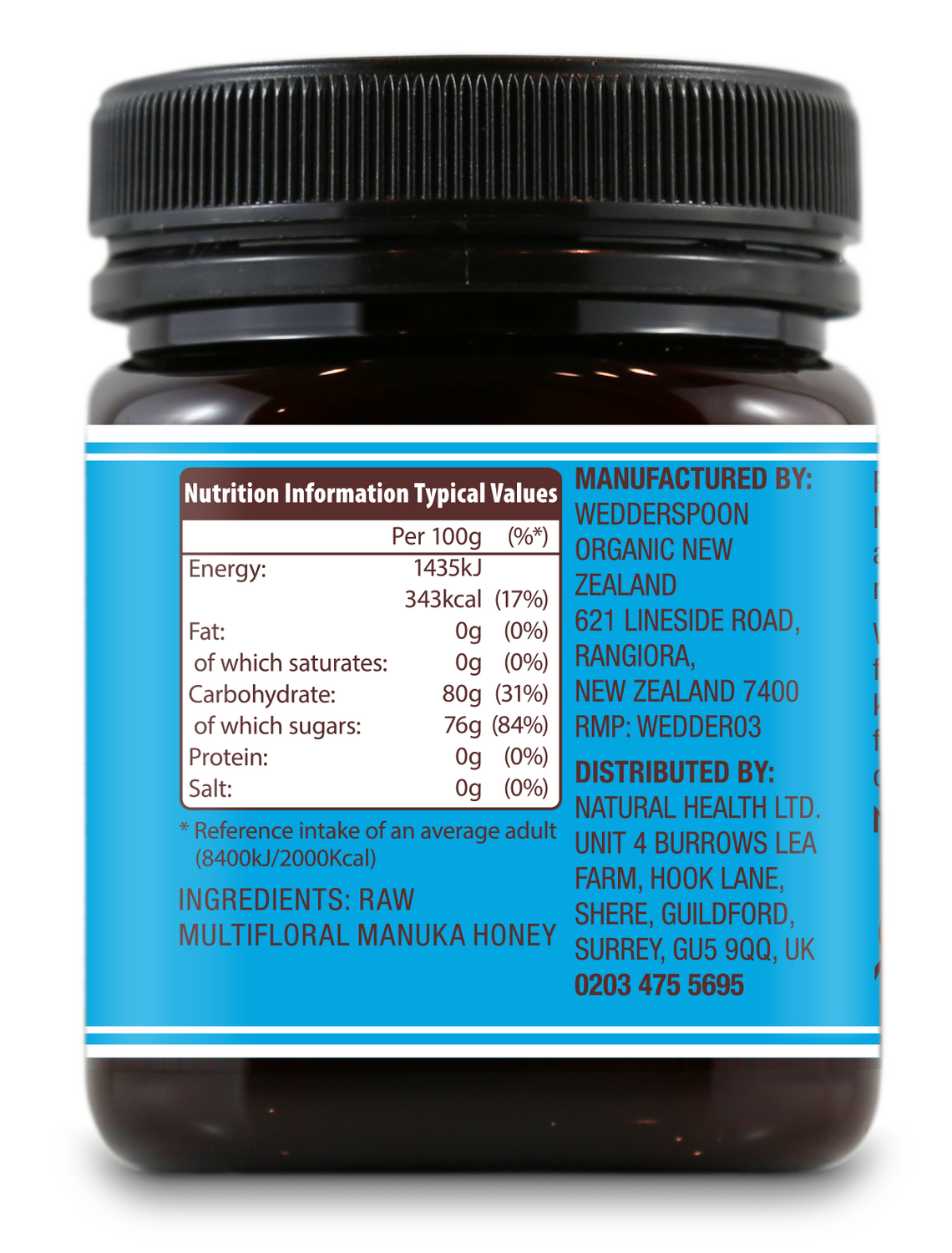 Miere de Manuka KFactor 12 RAW 250g