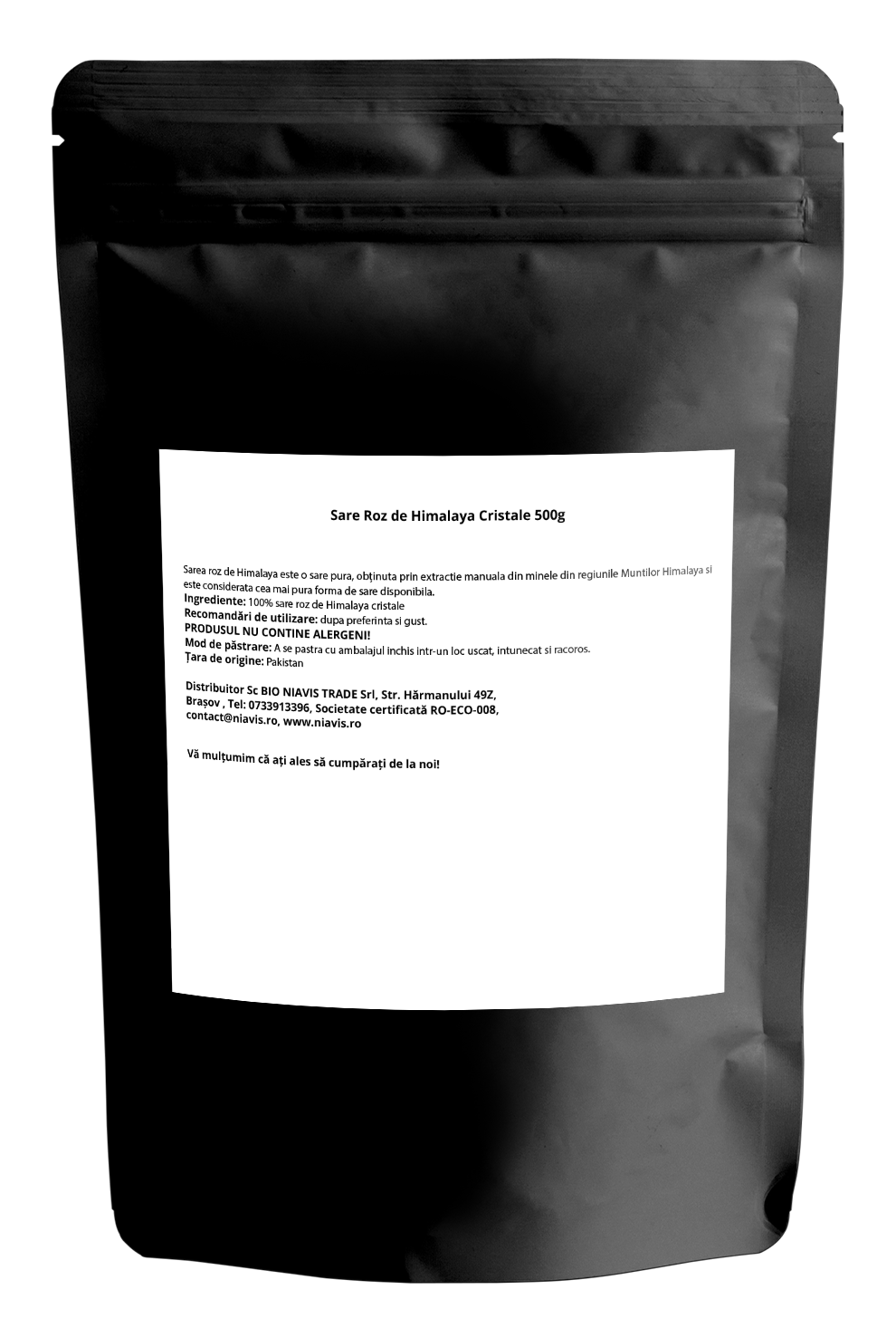 Sare Roz de Himalaya Cristale 500g